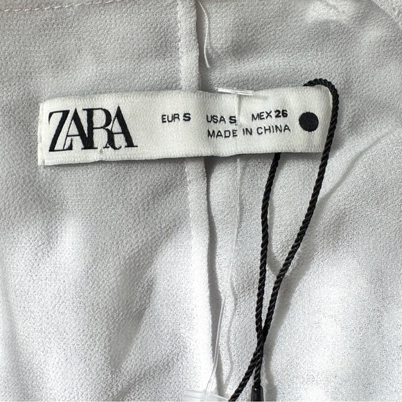 Zara Silver Sequin Sleeveless Top Blouse Size S (NWOT) - Picture 6 of 9